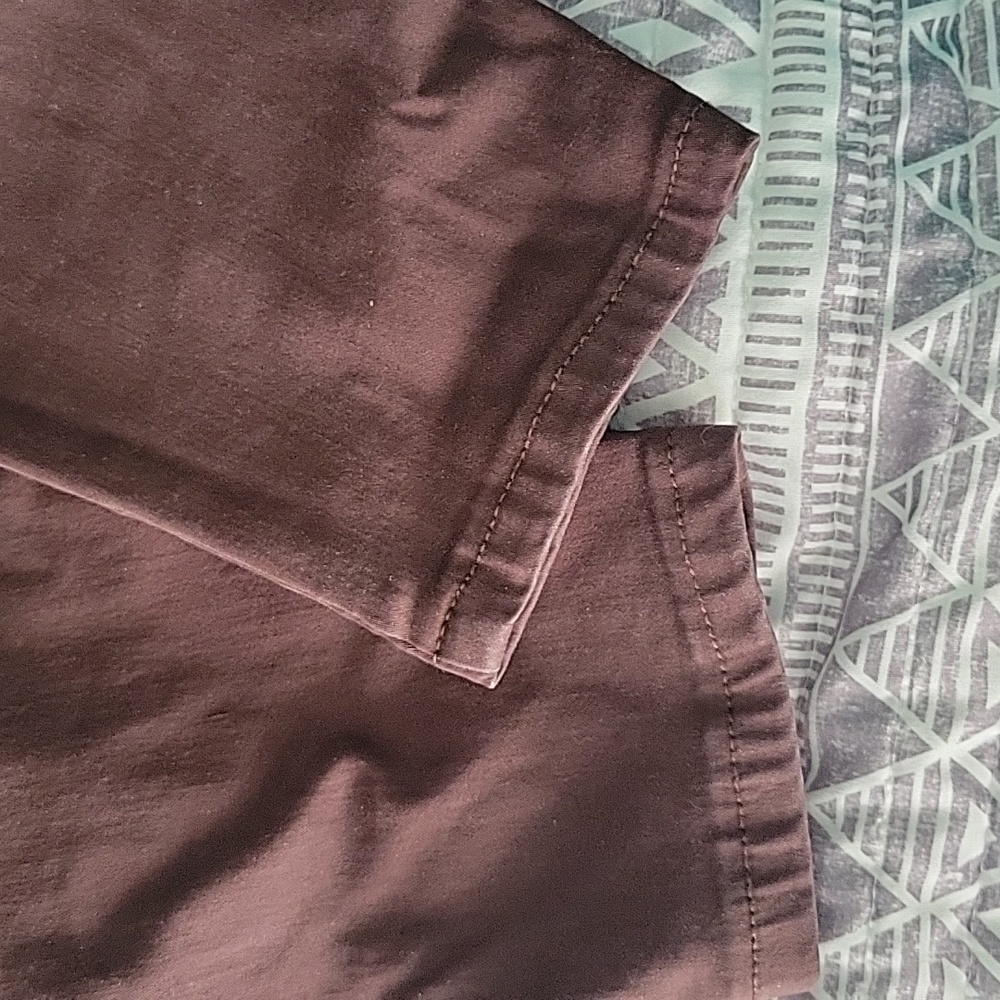 Women's Burgundy Brown Jeggin Jeans - Picture 5 of 6